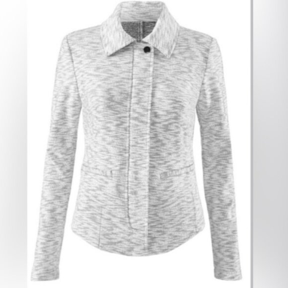 CAbi Neo Gray Marble Moto Style Jacket - Picture 1 of 9